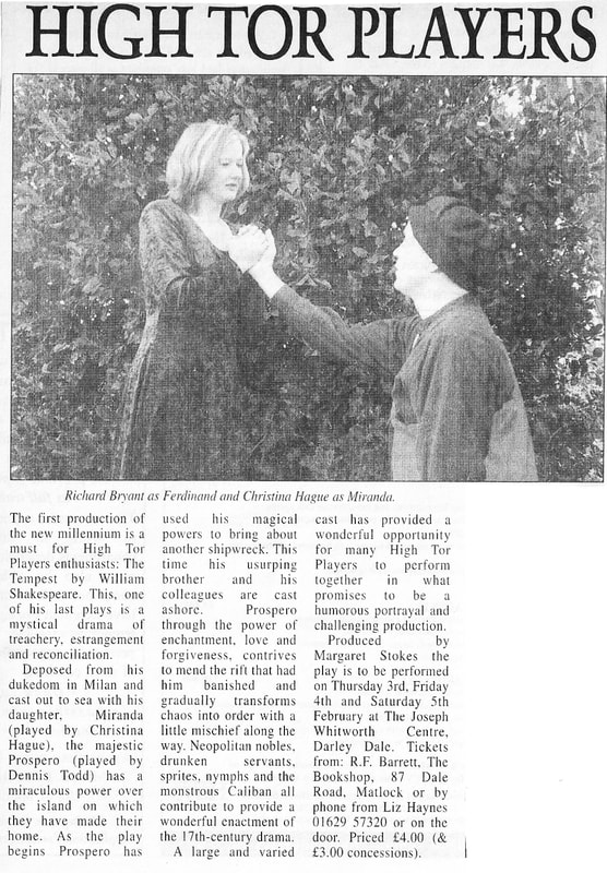 The Tempest, High Tor Players 2000, picture 1
