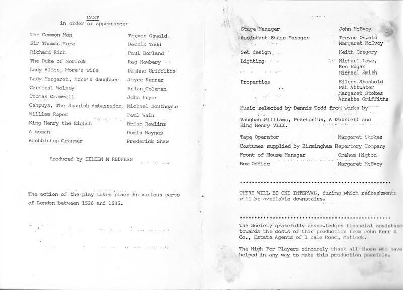 A Man For All Seasons, High Tor Players 1977, picture 4