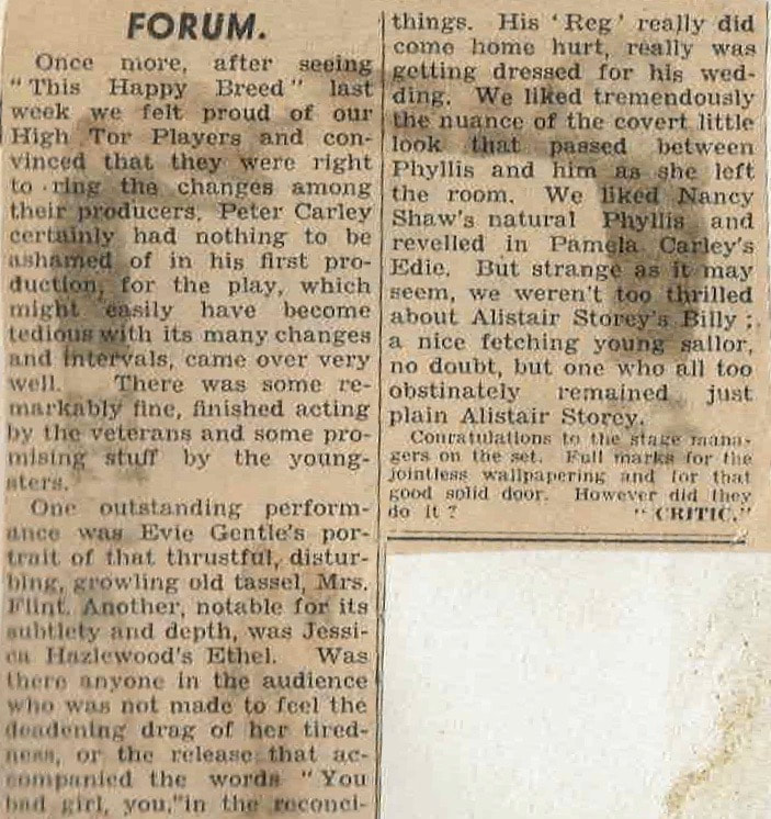 This Happy Breed, High Tor Players 1949, picture 1