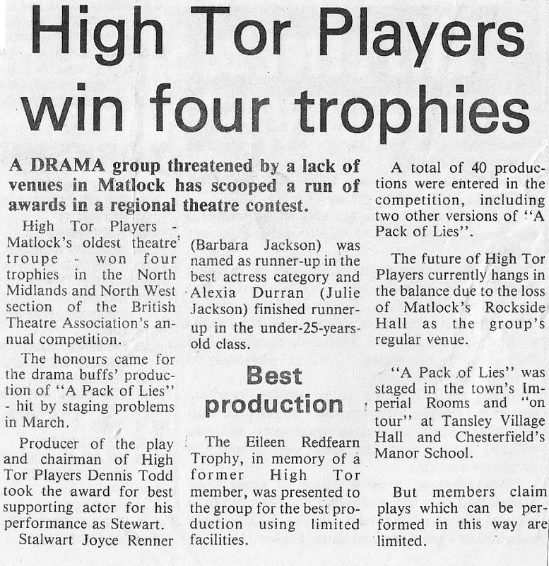 Pack Of Lies | High Tor Players, 1988