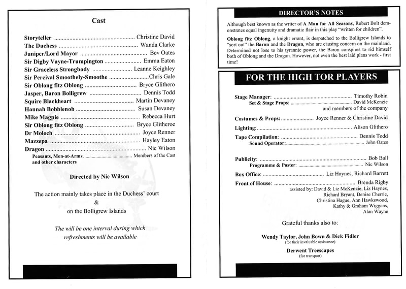 The Thwarting Of Baron Bolligrew, High Tor Players 2004, picture 1