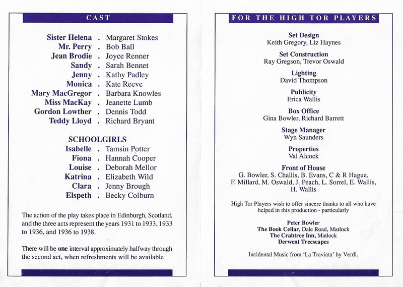 The Prime Of Miss Jean Brodie, High Tor Players 1990, picture 7