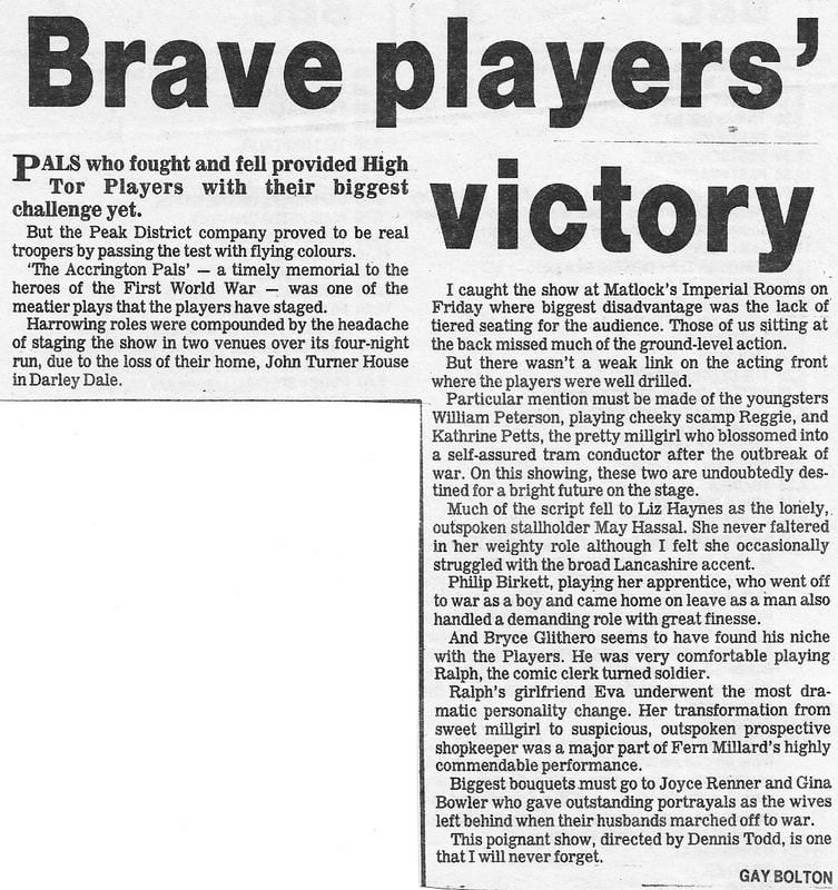 Accrington Pals, High Tor Players 1991, picture 6