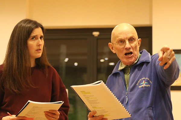 As You Like It in rehearsal