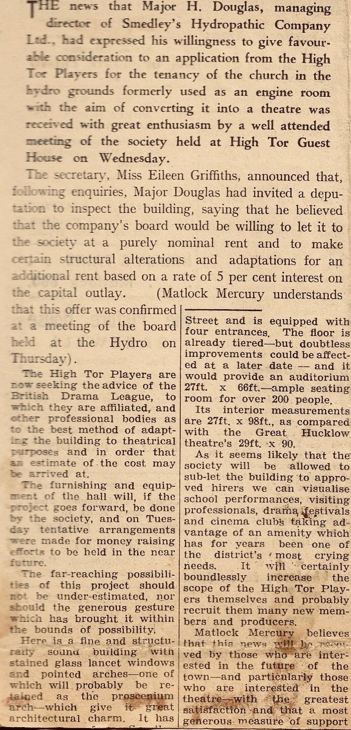 Archive scan from the 1953 theatre campaign