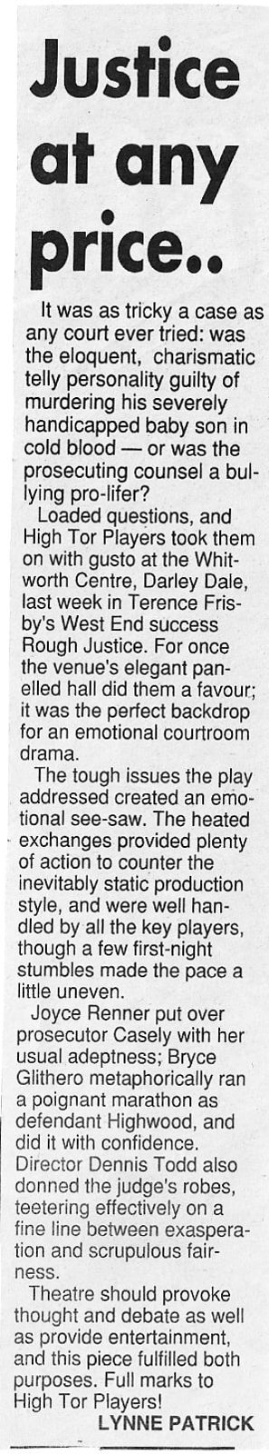 Rough Justice, High Tor Players 1999, picture 7
