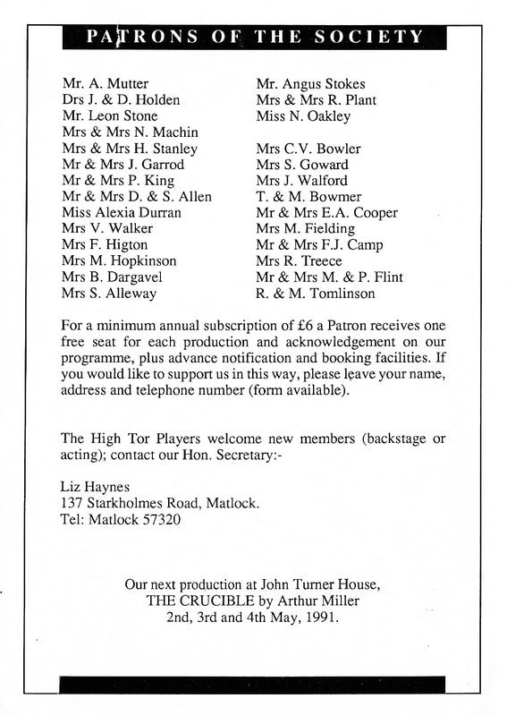 Clerical Errors, High Tor Players 1991, picture 5