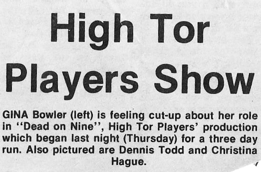Dead On Nine, High Tor Players 1990, picture 1
