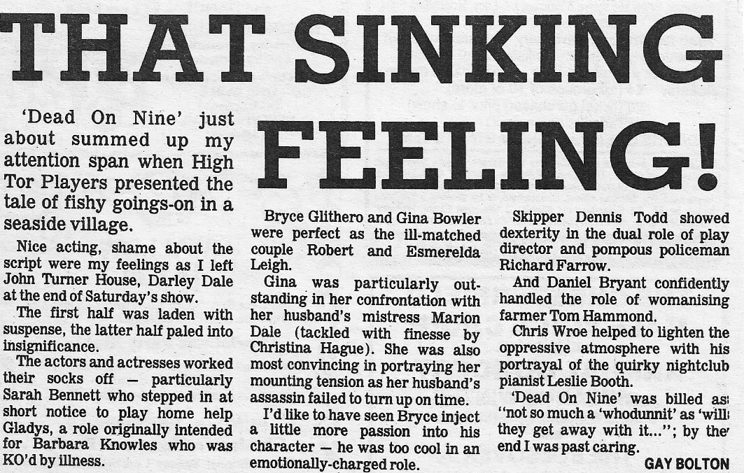 Dead On Nine, High Tor Players 1990, picture 2