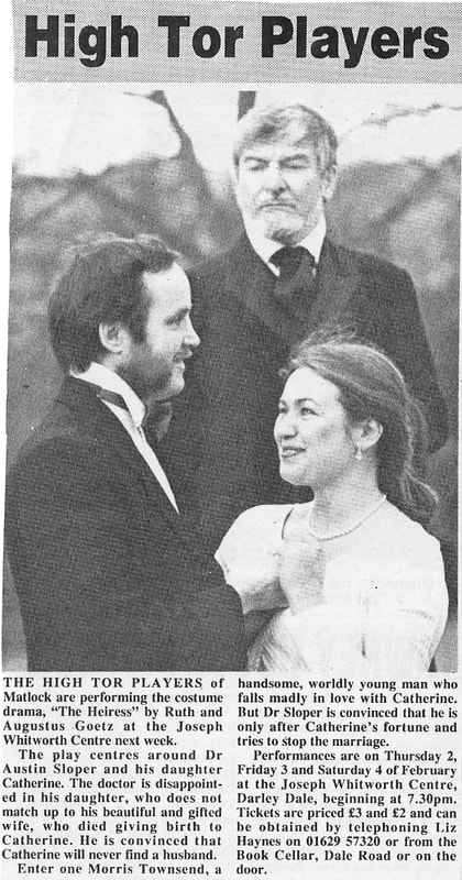 The Heiress, High Tor Players 1995, picture 4