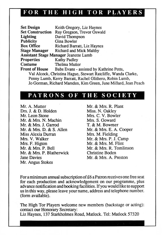 The Crucible, High Tor Players 1991, picture 5