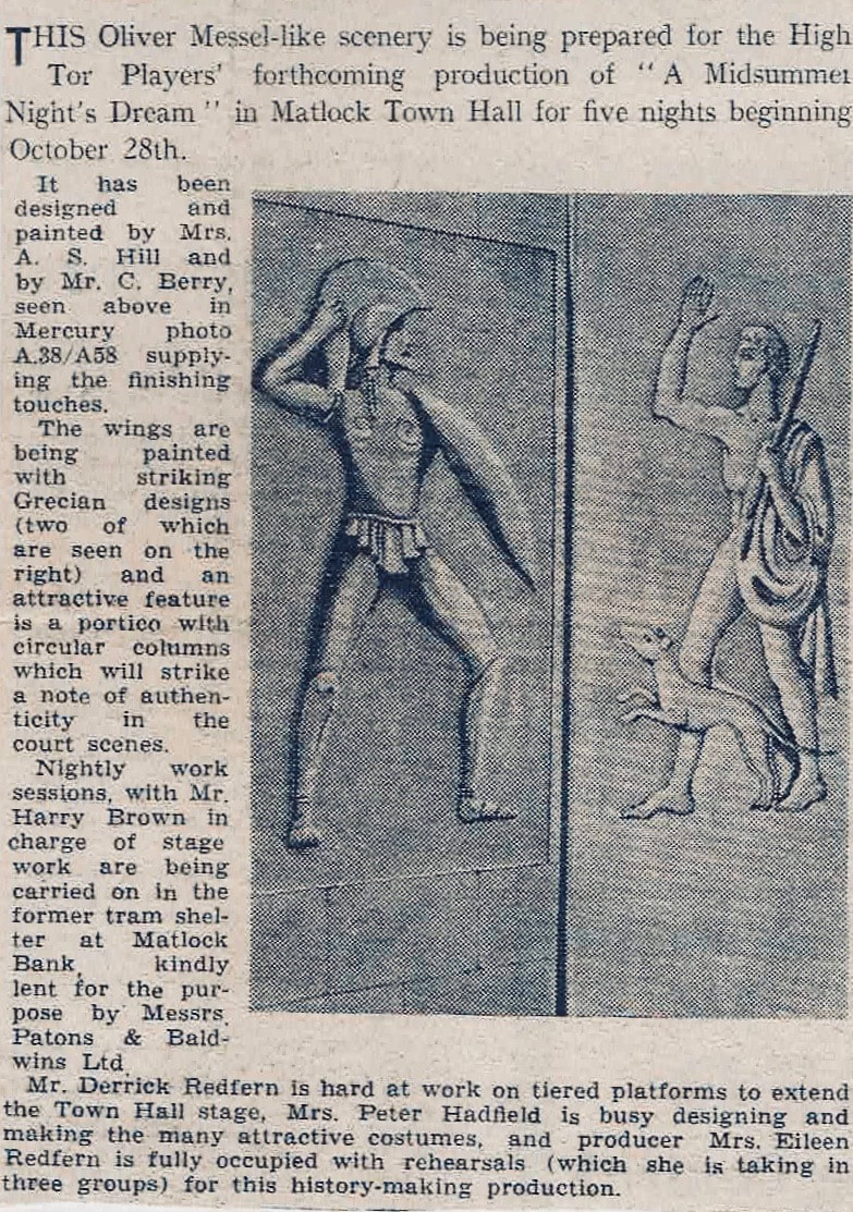 A Midsummer Night's Dream, High Tor Players 1958, picture 1