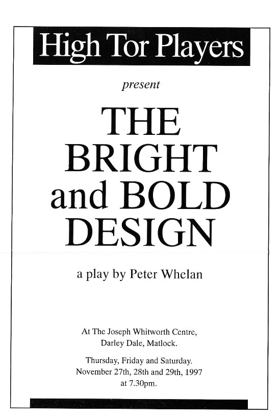 The Bright and Bold Design, High Tor Players 1997, picture 3