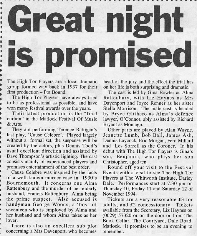 Cause Celebre, High Tor Players 1994, picture 3