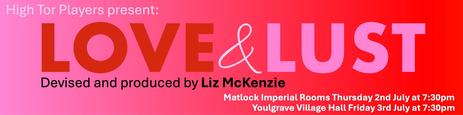 Love & Lust 2026 official banner