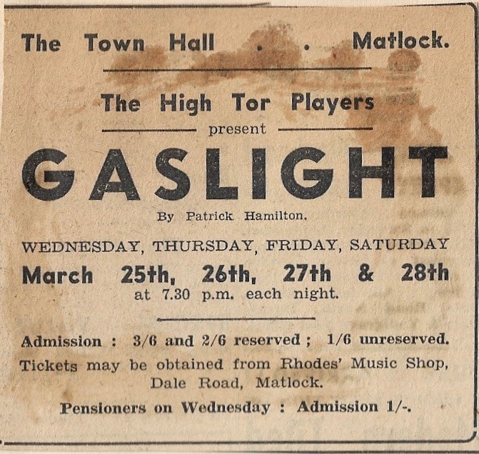 Gaslight, High Tor Players 1953, picture 2