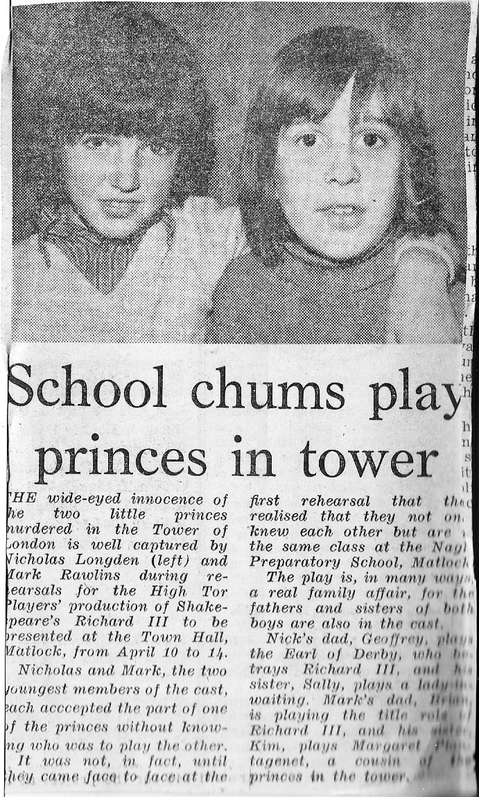 Richard III, High Tor Players 1973, picture 5